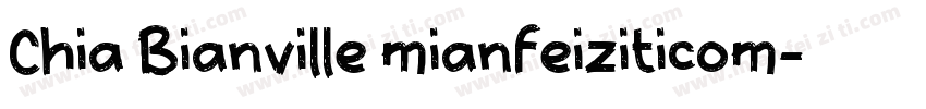 Chia Bianville mianfeiziticom字体转换